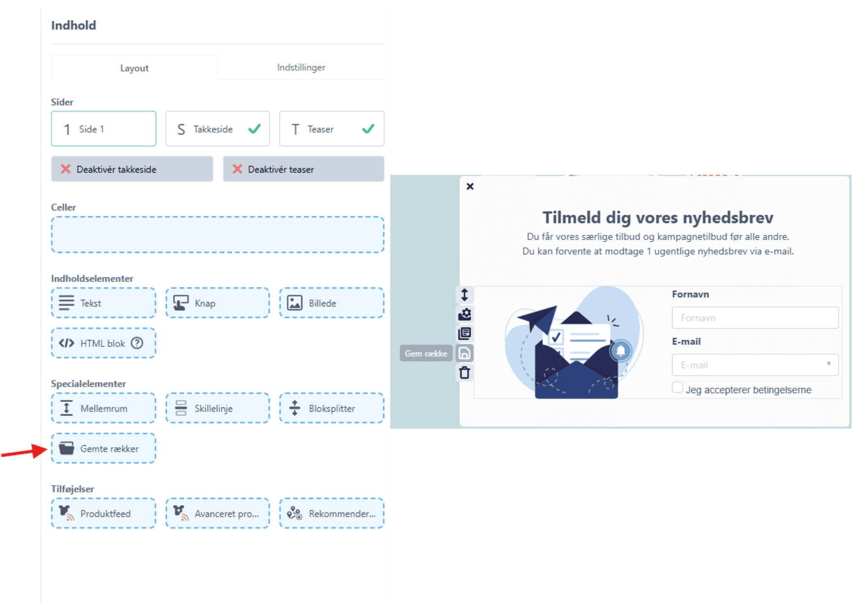 Onsite-Campaigns-gemte-raekker
